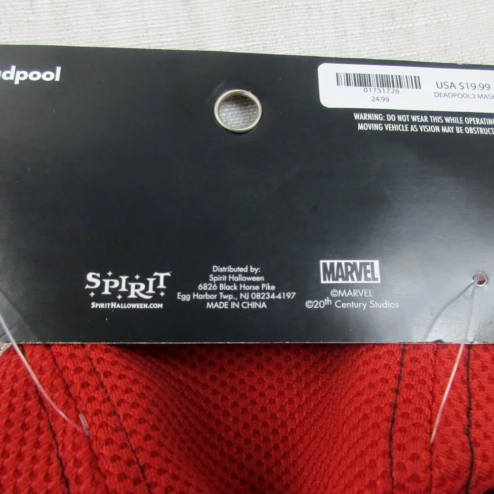 Cosplay Deadpool Full‎ Face Mask High Quality Perspective Breathable Knit Helmet